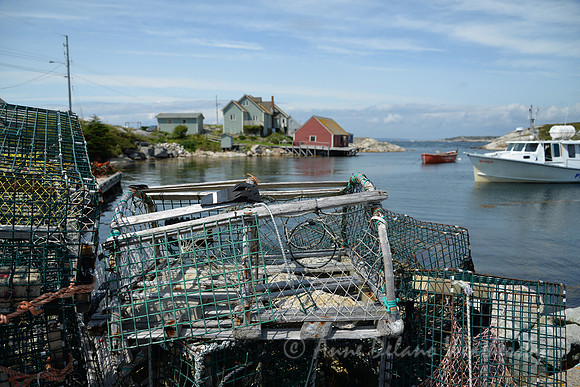 Lobster Traps in Nova Scotia