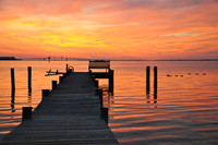 Chesapeake Bay Bridge at sunrise