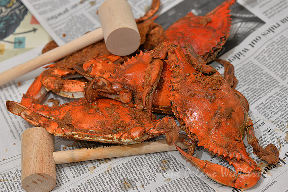 Steamed Crabs