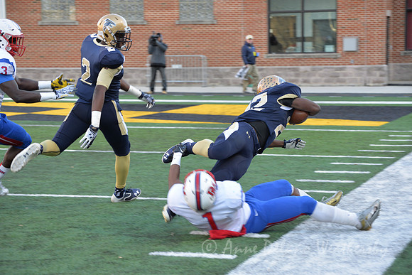 Leaping for extra yards